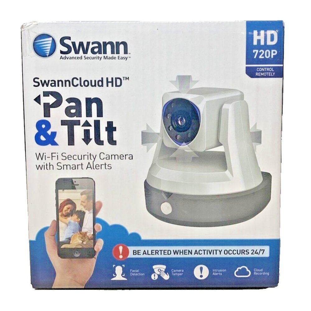 SwannCloud HD Pan & Tilt Wi-Fi Security Camera With Smart Alerts - Picture 1 of 5